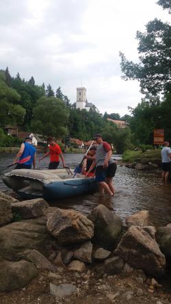 Půjčovna raftů na Vltavě